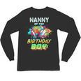 Nanny Of The Birthday Boy Baseball Football Colorful Unisex Long Sleeve T-Shirt