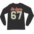 Number 67 Meme Six Seven Baseball Style Kids Boy Teen Unisex Long Sleeve T-Shirt Number 67 Meme Six Seven Baseball Style Kids Boy Teen Unisex Long Sleeve T-Shirt