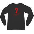 Number 7 Years Baseball 7TH Birthday Unisex Long Sleeve T-Shirt