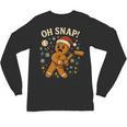 Oh Snap Gingerbreadman Christmas Baseball Unisex Long Sleeve T-Shirt Oh Snap Gingerbreadman Christmas Baseball Unisex Long Sleeve T-Shirt