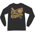 Pat's Pocket Pancakes Baseball Glove Stack Syrup Unisex Long Sleeve T-Shirt Pat's Pocket Pancakes Baseball Glove Stack Syrup Unisex Long Sleeve T-Shirt