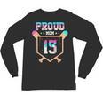 Proud Mom Baseball Player Number 15 Ice Cream Drip Unisex Long Sleeve T-Shirt Proud Mom Baseball Player Number 15 Ice Cream Drip Unisex Long Sleeve T-Shirt