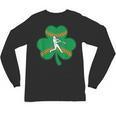 Retro Shamrock Baseball St Patricks Day Men Women Boys Girls Unisex Long Sleeve T-Shirt