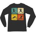 Retro Style Baseball Lover Playing Men Women Kids Baseball Unisex Long Sleeve T-Shirt