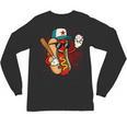 Retro Vintage Baseball Hot Dogs Unisex Long Sleeve T-Shirt Retro Vintage Baseball Hot Dogs Unisex Long Sleeve T-Shirt