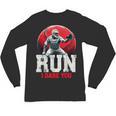 Run I Dare You Baseball Ball Player Catcher Coach Tee Unisex Long Sleeve T-Shirt