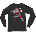 Santa Baseball Six Seven 6 7 Meme Christmas Men Boys Player Unisex Long Sleeve T-Shirt Santa Baseball Six Seven 6 7 Meme Christmas Men Boys Player Unisex Long Sleeve T-Shirt
