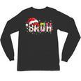 Santa Bruh Baseball Christmas Xmas Meme Pajamas Family Unisex Long Sleeve T-Shirt