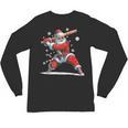 Santa Playing Baseball Christmas Candy Cane Fun Xmas Holiday Unisex Long Sleeve T-Shirt Santa Playing Baseball Christmas Candy Cane Fun Xmas Holiday Unisex Long Sleeve T-Shirt