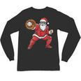 Santa Playing Baseball Baseball Lover Baseballer Xmas Unisex Long Sleeve T-Shirt Santa Playing Baseball Baseball Lover Baseballer Xmas Unisex Long Sleeve T-Shirt