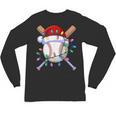 Santa Sports Christmas Baseball Player Unisex Long Sleeve T-Shirt Santa Sports Christmas Baseball Player Unisex Long Sleeve T-Shirt