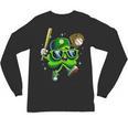 Shamrock Lucky Clover Baseball Patricks Day Family Matching Unisex Long Sleeve T-Shirt