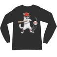 Six Seven 67 Baseball Cat Birthday Men Kids Boys Unisex Long Sleeve T-Shirt
