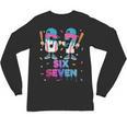 Six Seven Baseball Ice Cream Drip 6 7 Meme Gen Alpha Slang Unisex Long Sleeve T-Shirt Six Seven Baseball Ice Cream Drip 6 7 Meme Gen Alpha Slang Unisex Long Sleeve T-Shirt
