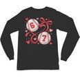 Six Seven Baseball Lover Sports Red Heart Bow Valentine Girl Unisex Long Sleeve T-Shirt Six Seven Baseball Lover Sports Red Heart Bow Valentine Girl Unisex Long Sleeve T-Shirt
