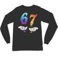Six Seven Ice Cream Drip Cool Meme 67 Number Baseball Unisex Long Sleeve T-Shirt Six Seven Ice Cream Drip Cool Meme 67 Number Baseball Unisex Long Sleeve T-Shirt