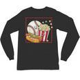 Smiling Baseball Popcorn And Hot-Dog Cartoon Apparel Unisex Long Sleeve T-Shirt Smiling Baseball Popcorn And Hot-Dog Cartoon Apparel Unisex Long Sleeve T-Shirt