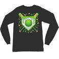 St Patrick Day Baseball Drip Ice Cream Boys Men Unisex Long Sleeve T-Shirt