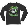 St Patrick Day Baseball Drip Ice Cream Baseball Player Men Unisex Long Sleeve T-Shirt