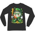 St Patricks Day Baseball Ice Cream Baseball Player Cartoon Unisex Long Sleeve T-Shirt St Patricks Day Baseball Ice Cream Baseball Player Cartoon Unisex Long Sleeve T-Shirt