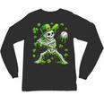 St Patricks Day Baseball Skeleton Irish Leprechaun Hat Boys Unisex Long Sleeve T-Shirt St Patricks Day Baseball Skeleton Irish Leprechaun Hat Boys Unisex Long Sleeve T-Shirt