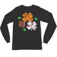St Patricks Day Shamrock Basketball Baseball Men Boys Kids Unisex Long Sleeve T-Shirt