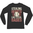 Stealing Hearts Like I Steal Bases Baseball Valentine Retro Unisex Long Sleeve T-Shirt Stealing Hearts Like I Steal Bases Baseball Valentine Retro Unisex Long Sleeve T-Shirt
