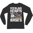 Stealing Hearts Like I Steal Bases Baseball Valentines Unisex Long Sleeve T-Shirt Stealing Hearts Like I Steal Bases Baseball Valentines Unisex Long Sleeve T-Shirt