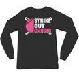 Strike Out Cancer Breast Cancer Awareness Baseball Warrior Unisex Long Sleeve T-Shirt Strike Out Cancer Breast Cancer Awareness Baseball Warrior Unisex Long Sleeve T-Shirt
