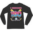 I Survived 100 Days Of School Baseball Cream Drip Boys Unisex Long Sleeve T-Shirt I Survived 100 Days Of School Baseball Cream Drip Boys Unisex Long Sleeve T-Shirt