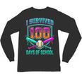 I Survived 100 Days Of School Baseball Drip Unisex Long Sleeve T-Shirt I Survived 100 Days Of School Baseball Drip Unisex Long Sleeve T-Shirt