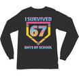 I Survived 67 Days Of School Baseball Trend For Boys Girls Unisex Long Sleeve T-Shirt