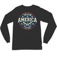 Team America 1776 4th Of July Patriotic Baseball Unisex Long Sleeve T-Shirt Team America 1776 4th Of July Patriotic Baseball Unisex Long Sleeve T-Shirt
