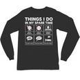 Things I Do Spare Time Baseball Player Men Women Kids Unisex Long Sleeve T-Shirt Things I Do Spare Time Baseball Player Men Women Kids Unisex Long Sleeve T-Shirt