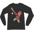 Ugly Christmas Sweater Gingerbread Baseball Toddler Kids Unisex Long Sleeve T-Shirt Ugly Christmas Sweater Gingerbread Baseball Toddler Kids Unisex Long Sleeve T-Shirt