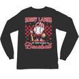 Valentine My Heart Belongs Baseball Lover Boy Men Unisex Long Sleeve T-Shirt
