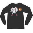 Valentines Day Baseball Ball Heart Dab Boys Kids Men Unisex Long Sleeve T-Shirt