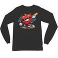 Valentines Day Baseball Dabbing Red Heart Love Boys Unisex Long Sleeve T-Shirt Valentines Day Baseball Dabbing Red Heart Love Boys Unisex Long Sleeve T-Shirt