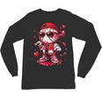 Valentines Day Baseball Drip Ice Cream For Boys Kids Teens Unisex Long Sleeve T-Shirt
