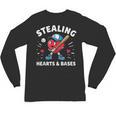Valentines Day Baseball Stealing Hearts Bases Boys Kids Men Unisex Long Sleeve T-Shirt Valentines Day Baseball Stealing Hearts Bases Boys Kids Men Unisex Long Sleeve T-Shirt