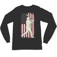 Vintage American Flag Baseball Batter Patriotic Home Run Unisex Long Sleeve T-Shirt Vintage American Flag Baseball Batter Patriotic Home Run Unisex Long Sleeve T-Shirt