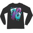 Vintage Baseball 76 Number Unisex Long Sleeve T-Shirt Vintage Baseball 76 Number Unisex Long Sleeve T-Shirt