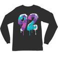 Vintage Baseball 92 Number Unisex Long Sleeve T-Shirt Vintage Baseball 92 Number Unisex Long Sleeve T-Shirt