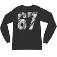 Vintage Baseball Number 67 Jersey Player Uniform Unisex Long Sleeve T-Shirt Vintage Baseball Number 67 Jersey Player Uniform Unisex Long Sleeve T-Shirt