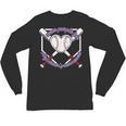 I Wear Purple For Alzheimers Awareness Baseball Heart Ribbon Unisex Long Sleeve T-Shirt I Wear Purple For Alzheimers Awareness Baseball Heart Ribbon Unisex Long Sleeve T-Shirt