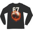 Women's 67 Baseball Boys Birthday Teens Six Seven Brainrot Unisex Long Sleeve T-Shirt Women's 67 Baseball Boys Birthday Teens Six Seven Brainrot Unisex Long Sleeve T-Shirt