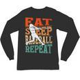 Women's Eat Sleep Baseball Repeat Vintage Player Sport Lover Retro Unisex Long Sleeve T-Shirt Women's Eat Sleep Baseball Repeat Vintage Player Sport Lover Retro Unisex Long Sleeve T-Shirt