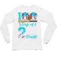 100 Days Of 2nd Grade Baseball 100th Day Of School Boys Kids Unisex Long Sleeve T-Shirt