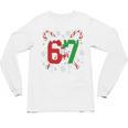 67 Baseball Christmas Candy Cane Snowflake Holiday Sports Unisex Long Sleeve T-Shirt 67 Baseball Christmas Candy Cane Snowflake Holiday Sports Unisex Long Sleeve T-Shirt