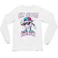 67 Meme Six Seven Baseball Ice Cream Drip Girls Boys Premium Tri-Blend Unisex Long Sleeve T-Shirt